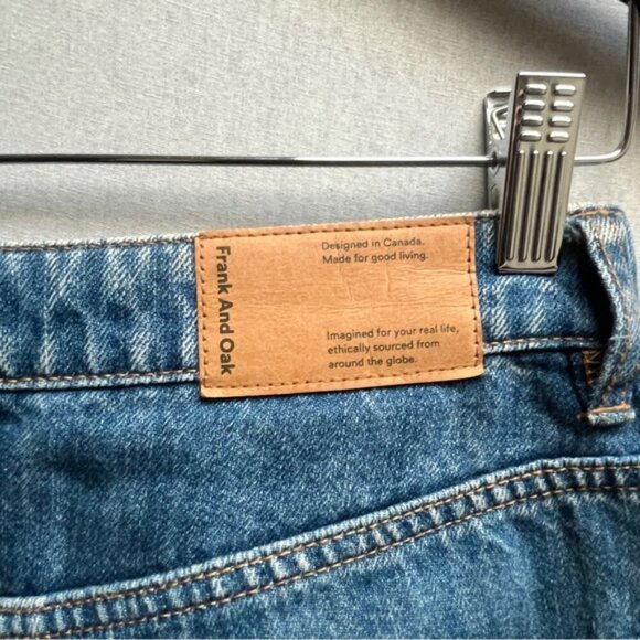 Frank & Oak Karen kick flare fit denim jeans Sz 27 - Picture 4 of 12